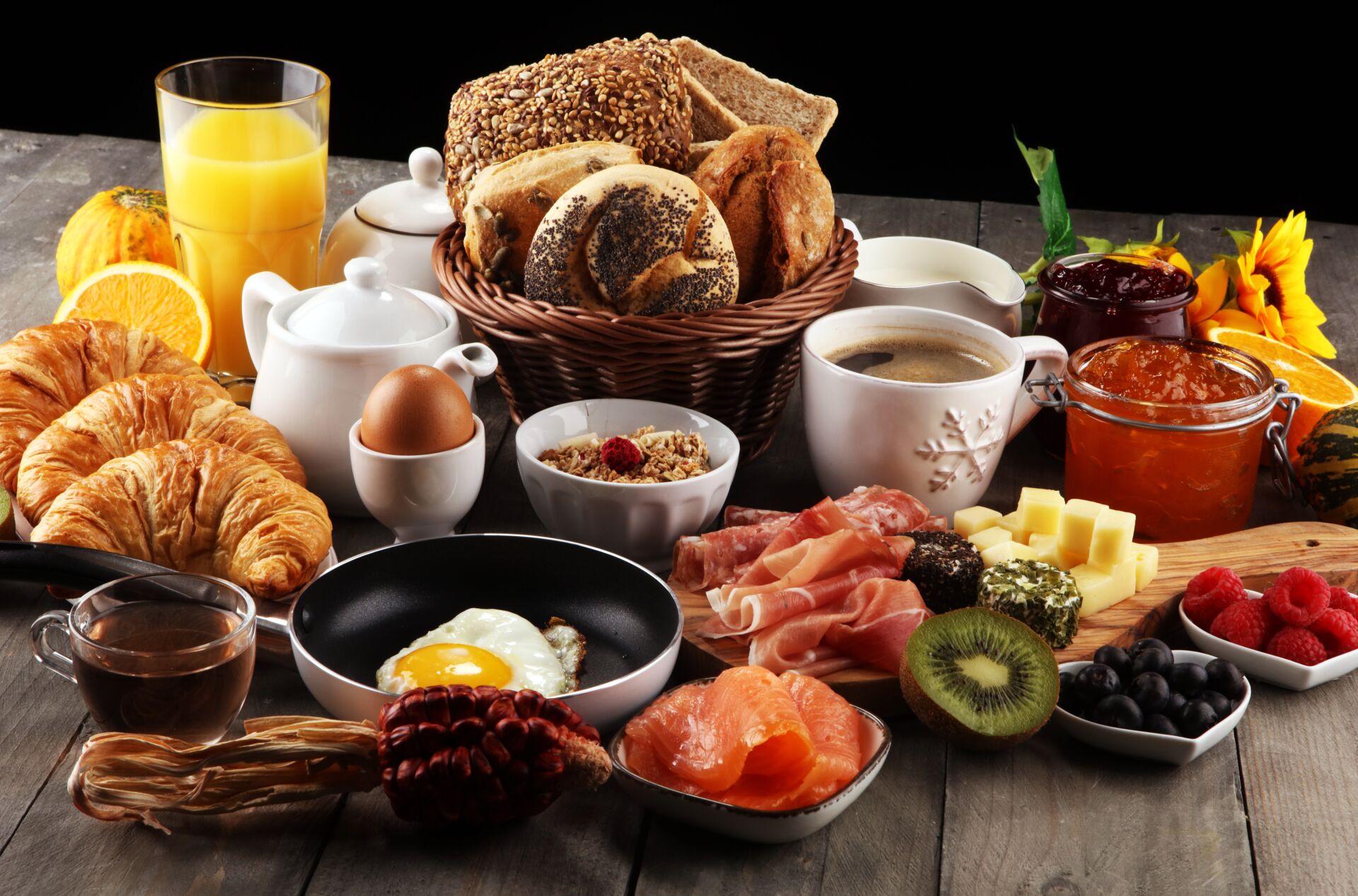 Frühstückstisch in Bautzen und Göda