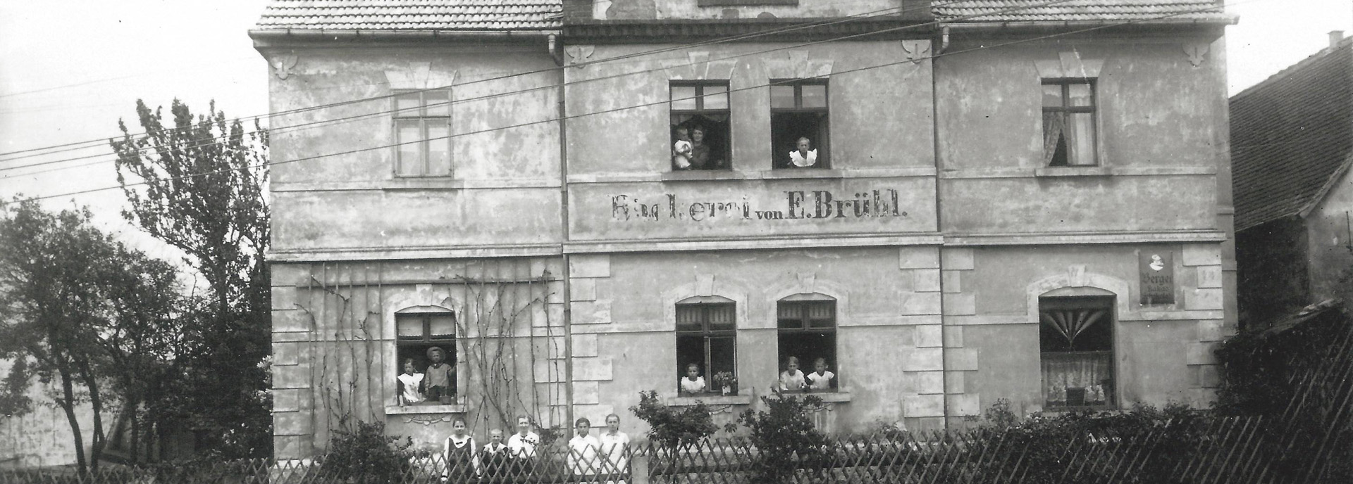 Alte Aufnahme von der Bäckerei Fehrmann - Geschichte